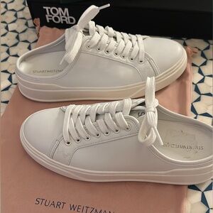 Leather Slide size 37.5 | Stuart Weitzman